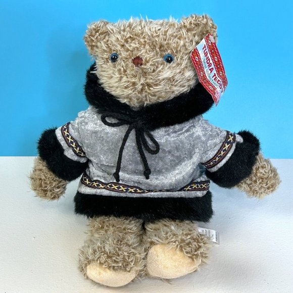 Sugar Loaf Collectible Tundra Eskimo Teddy Bear‎ 15" Plush Stuffed Animal Toy - Picture 1 of 9